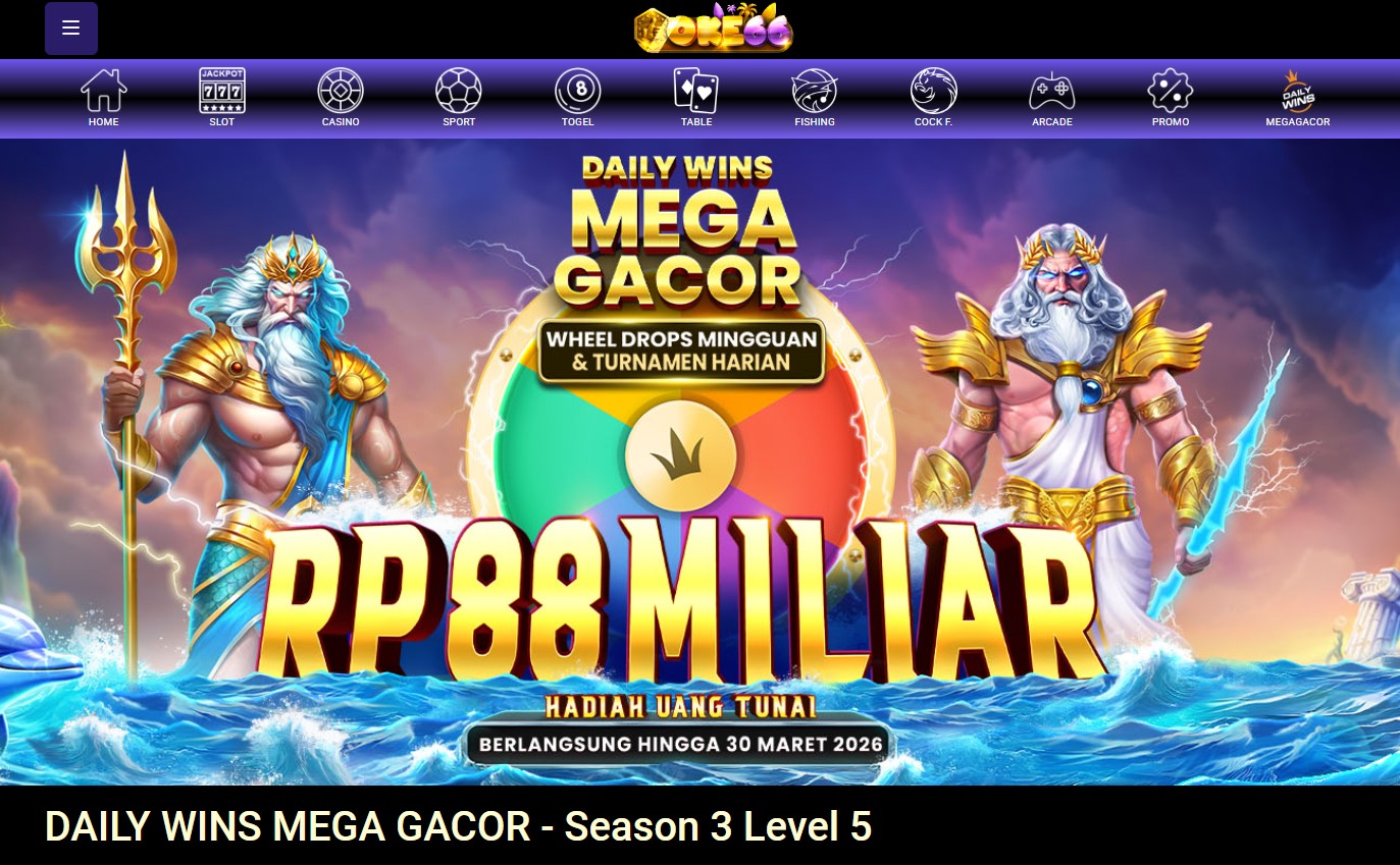 OKE66 Situs Slot Gacor Pasti Jackpot 2025
